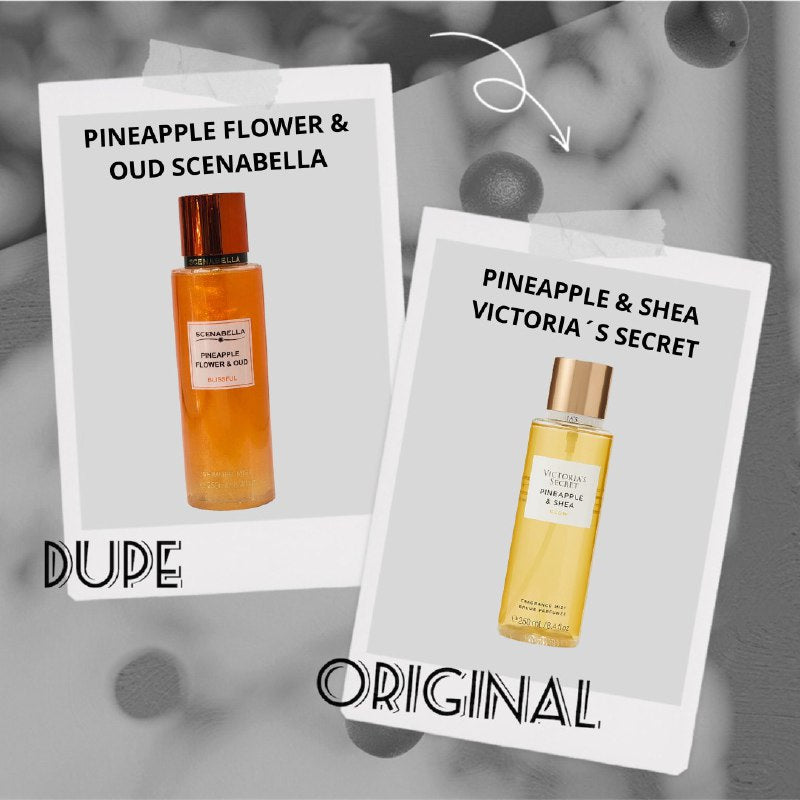 SPLASH PINEAPPLE FLOWER & OUD BLISSFUL SCENABELLA 250ML (M) (AROMA SIMILAR VS PINEAPPLE & SHEA)