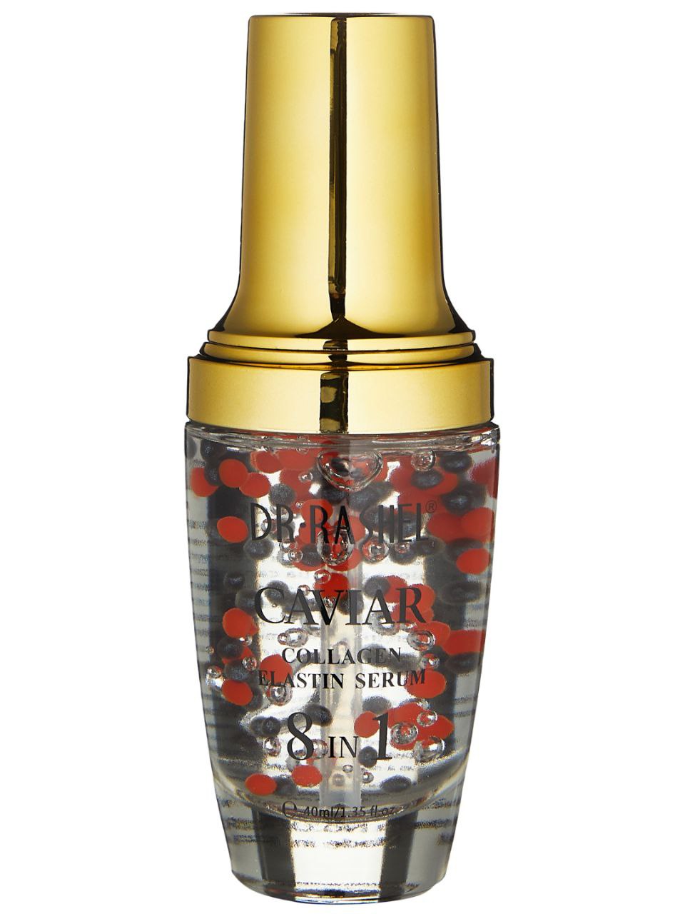 SUERO FACIAL DE COLAGENO Y CAVIAR 8 EN 1, RECUPERA LA JUVENTUD DE LA PIEL, ANTIARRUGAS, BLANQUEAMIENTO, NUTRE LA PIEL DR RASHEL NEW CAVIAR 40ML