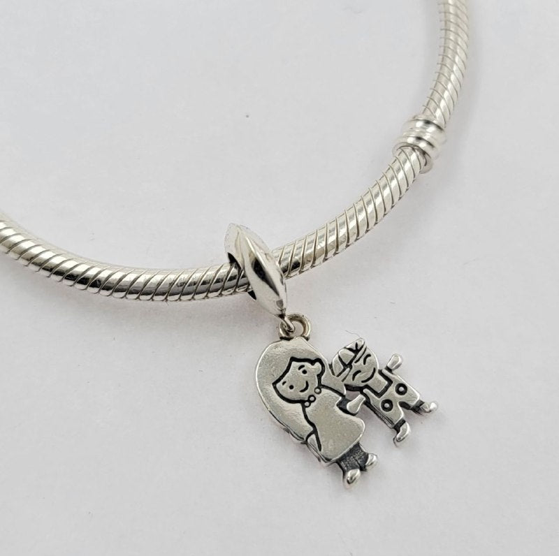 PCHARM3066 FORMA MADRE E HIJO PANDORA PLATA 9.25