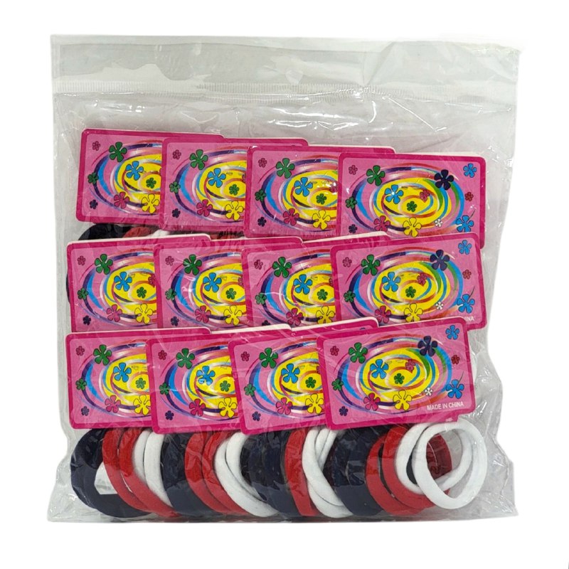 COLAS PARA EL CABELLO MEDIANAS COLORES VIBRANTES EN PAQUETE DE 12UND