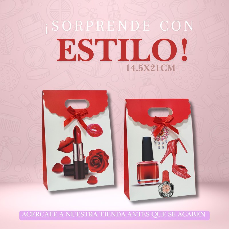 BOLSA DE REGALO MEDIANA 14.5X21CM