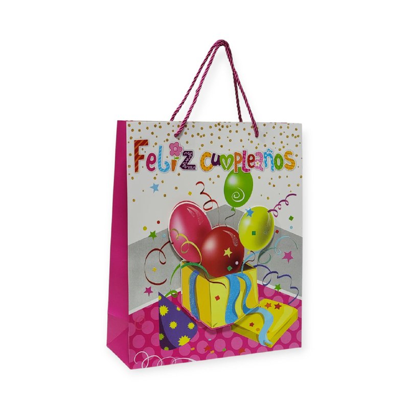 BOLSA DE REGALO MEDIANA 26X32X10CM