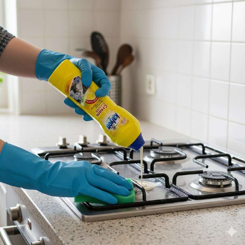 LIMPIADOR DE COCINA EN CREMA QUITA MANCHAS DIFICLES ISN RAYAR AROMA A LIMON KAYLON 750ML