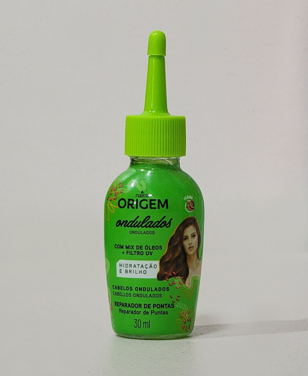 ACEITE PARA EL CABELLO ACEITE ONDULADOS REPARADOR DE PUNTAS CON MIX DE OLEOS NAZCA ORIGEM 30ML