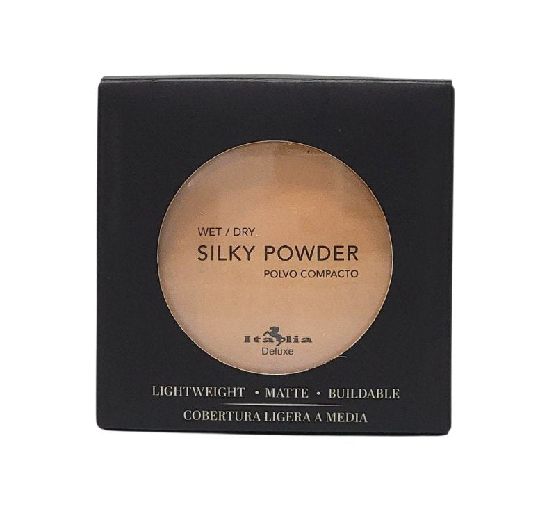 POLVO COMPACTO LIGERO, COBERTURA LIGERA TONO 10 TOAST ITALIA DELUXE WET/DRY SILKY POWDER 8G