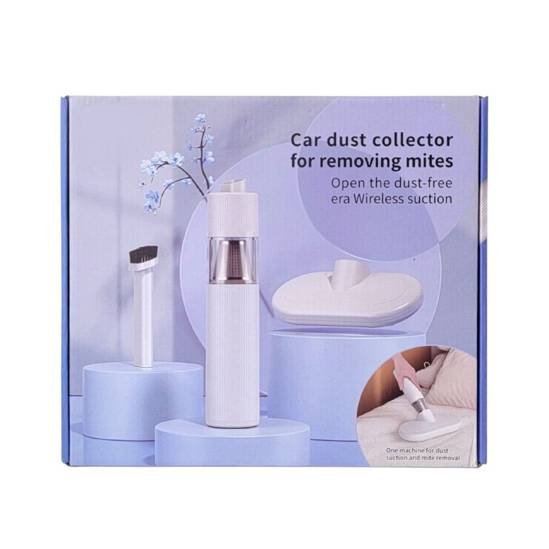 MAQUINA ASPIRADORA MINI INALAMBRICA PORTATIL, HERRAMIENTA DE LIMPIEZA MANUAL, PARA POLVO, MIGAJAS, AUTOMOVIL, DOBLE FILTRO COLOR NEGRO