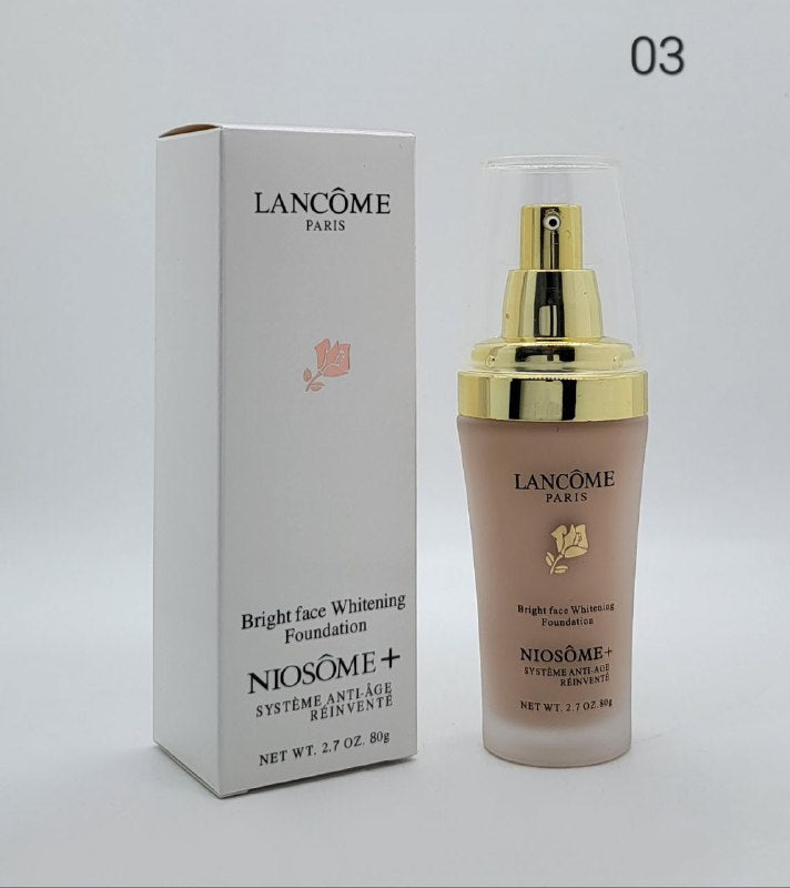 BASE LIQUIDA BLANQUEADORA DE ROSTRO ANTIENVEJECIMIENTO LANCOME PARIS 4 TONOS 80G