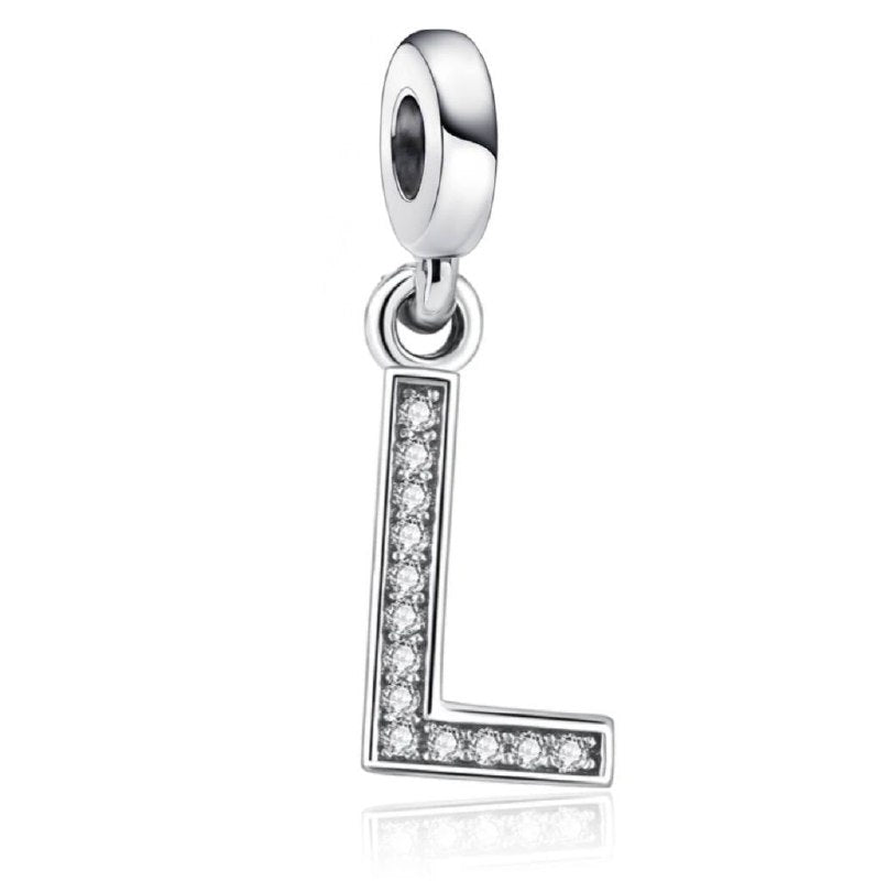 PCHARM4066$L LETRA L PANDORA PLATA 9.25