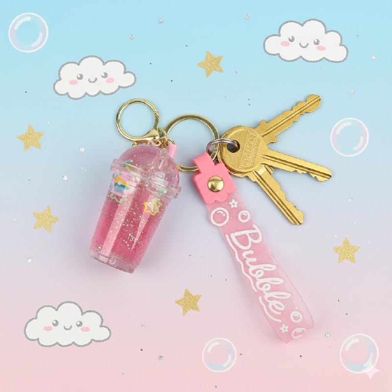 LLAVEROS DE ARENA MOVEDIZA LIQUIDA, 15 ESTILOS DISPONIBLES