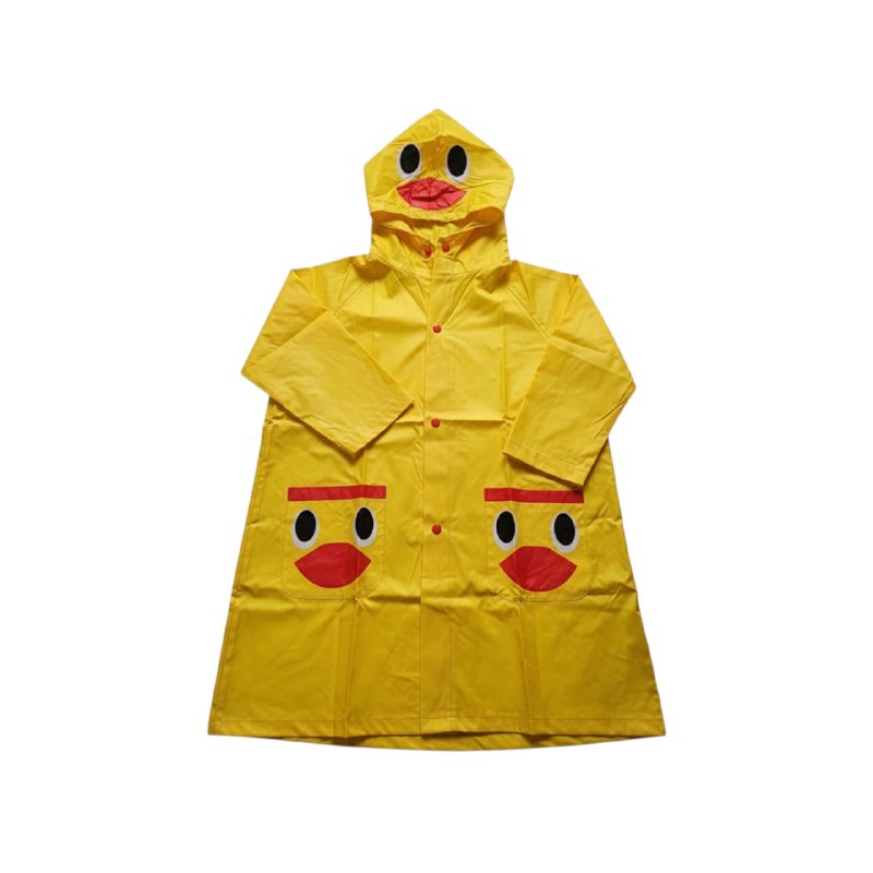 CAPOTE PARA LLUVIA DE PVC IMPERMEABLE PARA NIÑOS LIGERO Y FACIL DE LLEVAR 5 COLORES