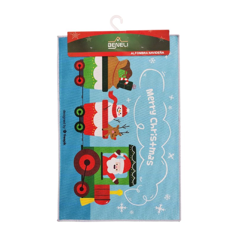 ALFOMBRAS DECORATIVAS NAVIDEÑAS PARA PISO ELEGANTES Y FESTIVAS 40X60CM, CREAN UNA ATMOSFERA MAGICA EN TU ENTRADA, COCINA O PASILLO BENELI HOME 8 ESTILOS