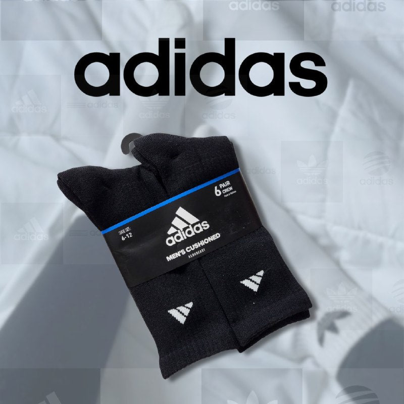 CALCETA ALTA ORIGINAL ADIDAS 6 PARES SIZE 6-12