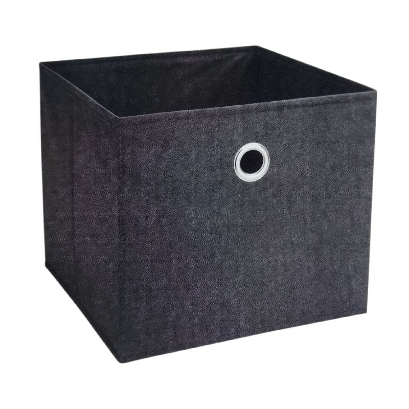 ORGANIZADOR CAJA DE ALMACENAMIENTO PLEGABLE, CESTA PARA LIBROS, JUGUETES, ROPA Y MAS CLOSET ESSENTIALS 22.9X22.9X20.3CM