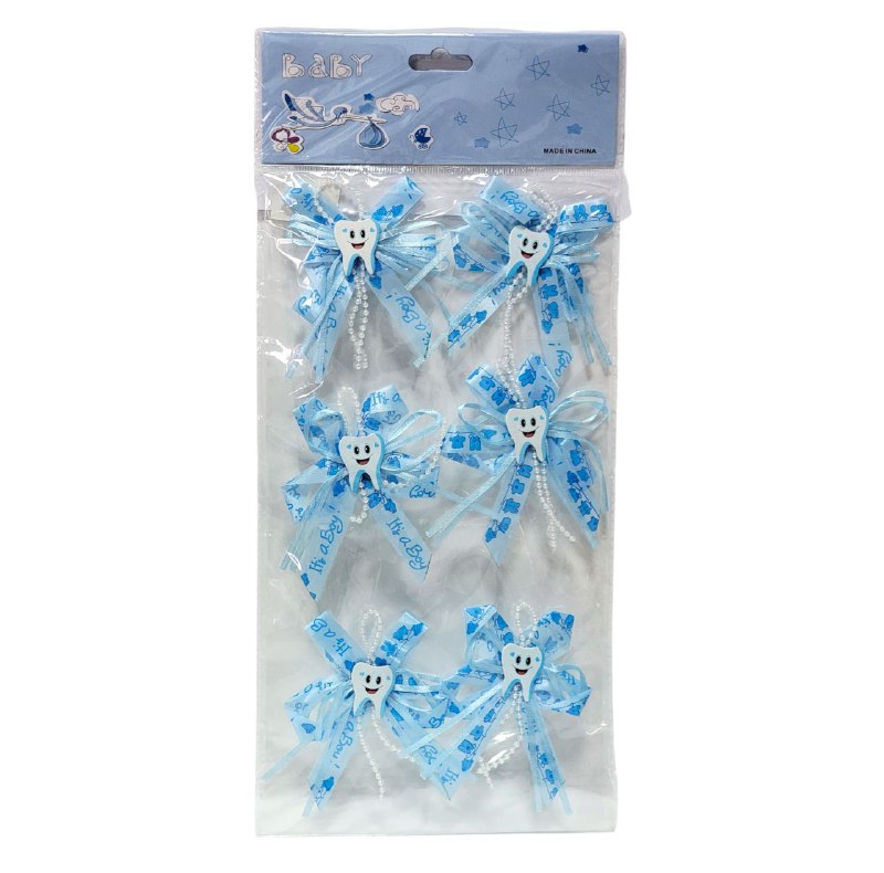 DECORACION ADORNO PARA RECURDOS DE BABY SHOWER EN PAQUETE 6UND 9X9CM