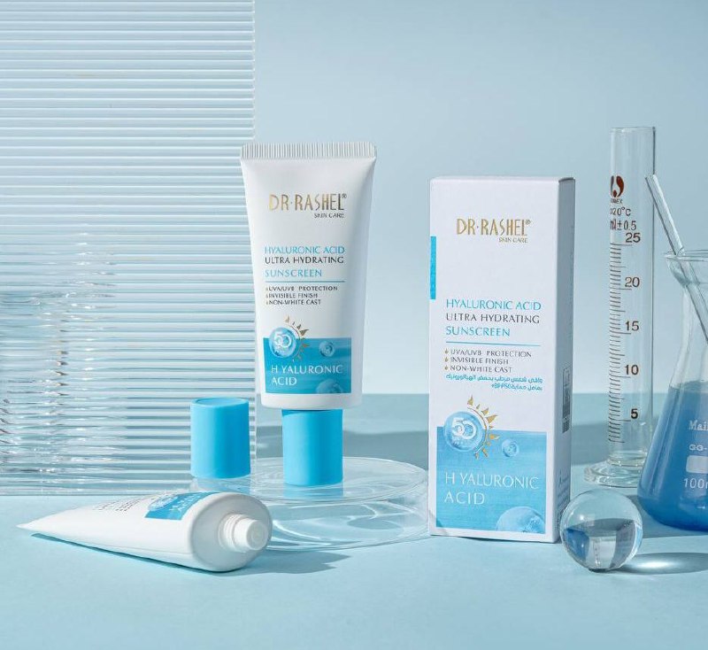 PROTECTOR SOLAR EN CREMA ULTRAHIDRATANTE CON ACIDO HIALURONICO 50G, FPS50 QUE PROTEGE EFICAZMENTE LA PIEL Y LA MANTIENE HIDRATADA DR RASHEL