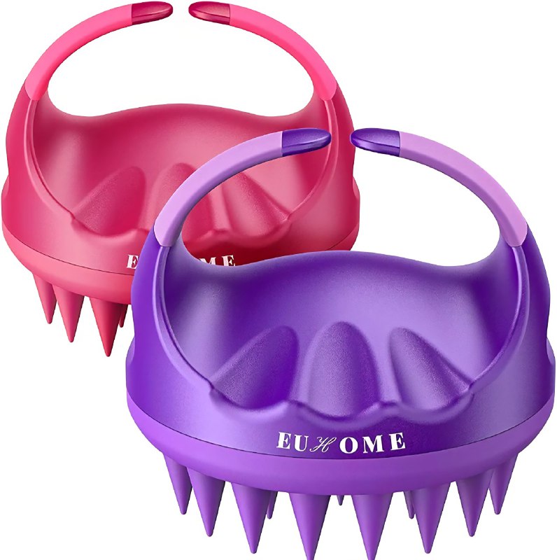 CEPILLO PARA EL CABELLO MASAJEADOR DEL CUERO CABELLUDO EN SET DE 2 PIEZAS UE HOME