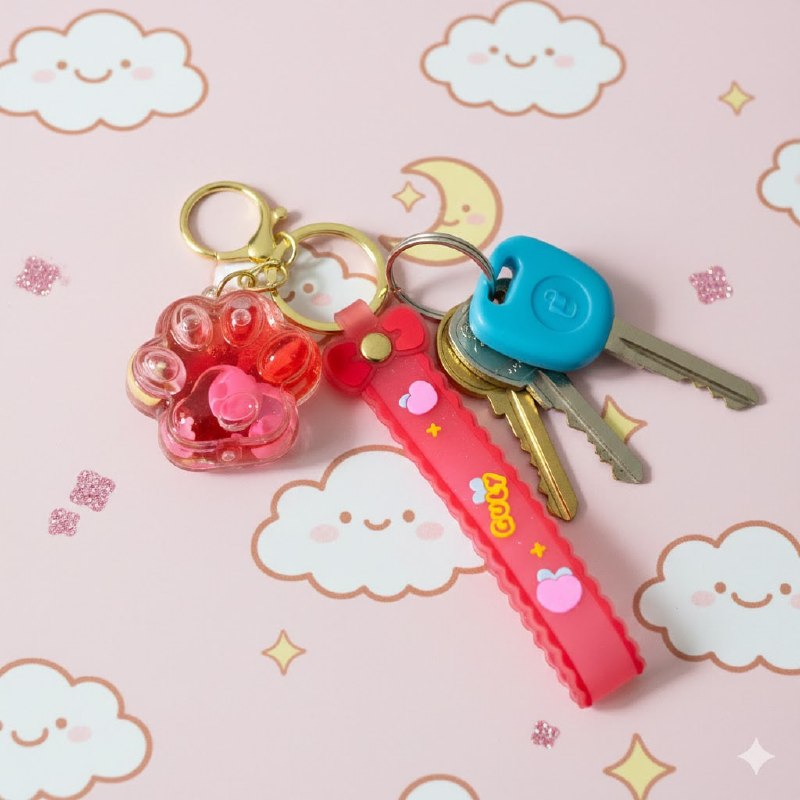 LLAVEROS DE ARENA MOVEDIZA LIQUIDA, 8 ESTILOS DISPONIBLES