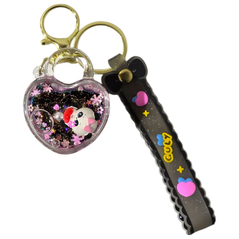 LLAVEROS DE ARENA MOVEDIZA LIQUIDA, 6 ESTILOS DISPONIBLES