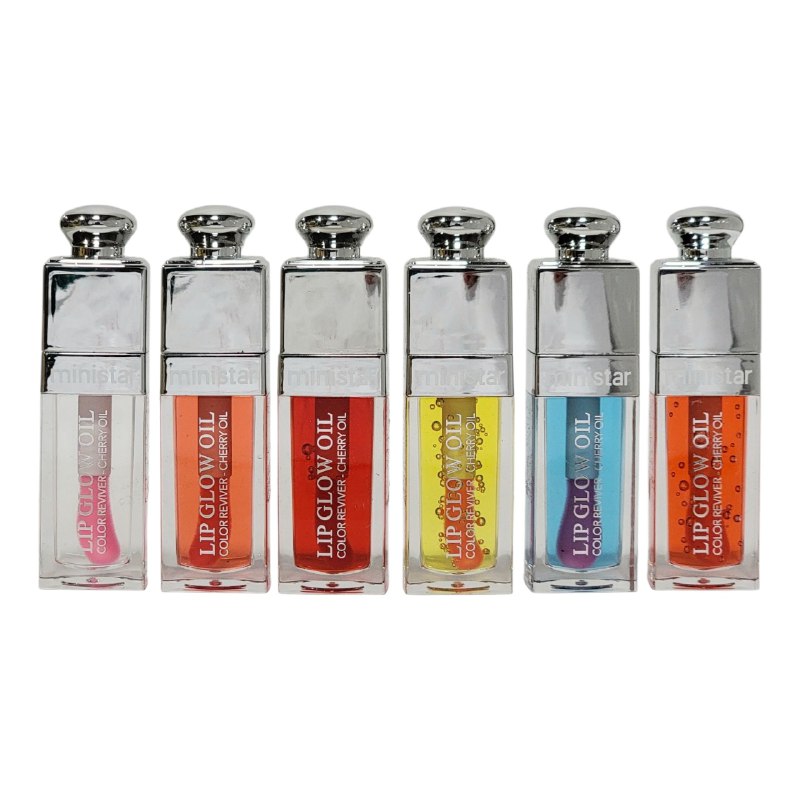 BRILLO LABIAL ACEITE REVITALIZANTE DE CEREZA MINISTAR 12ML DUPE DE CHRISTIAN DIOR