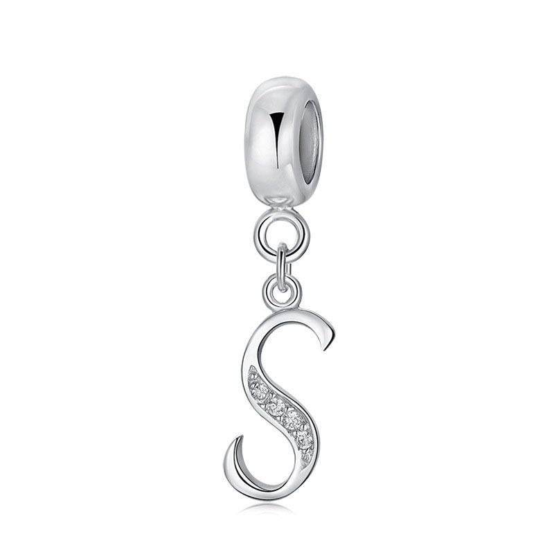 PCHARM4056$S LETRA S PANDORA PLATA 9.25