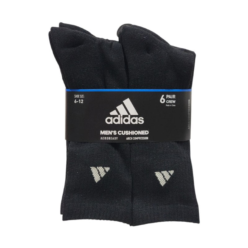 CALCETA ALTA ADIDAS PARA HOMBRE 6 PARES TALLA 6-12