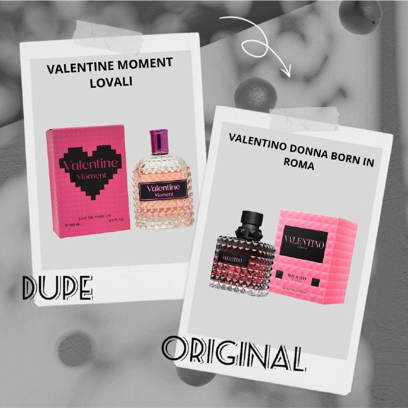 VALENTINE MOMENT LOVALI EDP 100ML (M) (AROMA SIMILAR VALENTINO DONNA BORN IN ROMA)