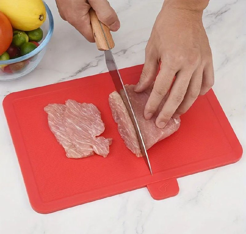 TABLAS DE PICAR, JUEGO DE TABLAS DE CORTAR DE 4 PIEZAS, DE PLASTICO DE GRADO ALIMENTICIO NO TOXICO, DURADERO Y ANTIDESLIZANTE, DRENAJE DOBLE FUNCION tabla