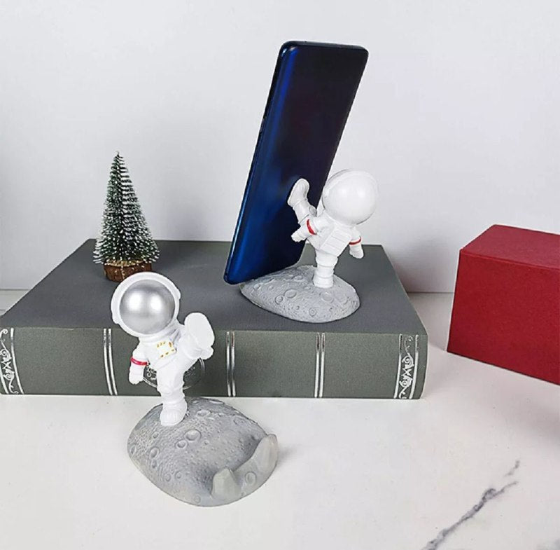 SOPORTE PARA CELULAR DE ASTRONAUTA 3 DISEÑOS