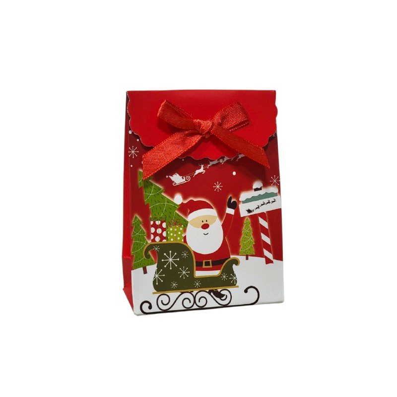 BOLSA DE REGALO NAVIDEÑA PEQUEÑA XXS 7CMX10CM, 15 ESTILOS