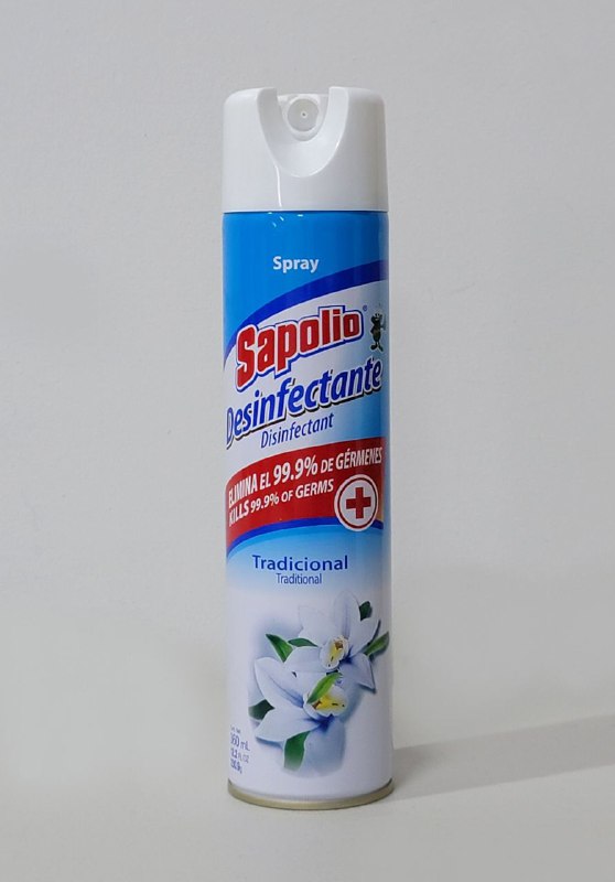 LIMPIADOR DESINFECTANTE EN AEROSOL TRADICIONAL SAPOLIO 360ML