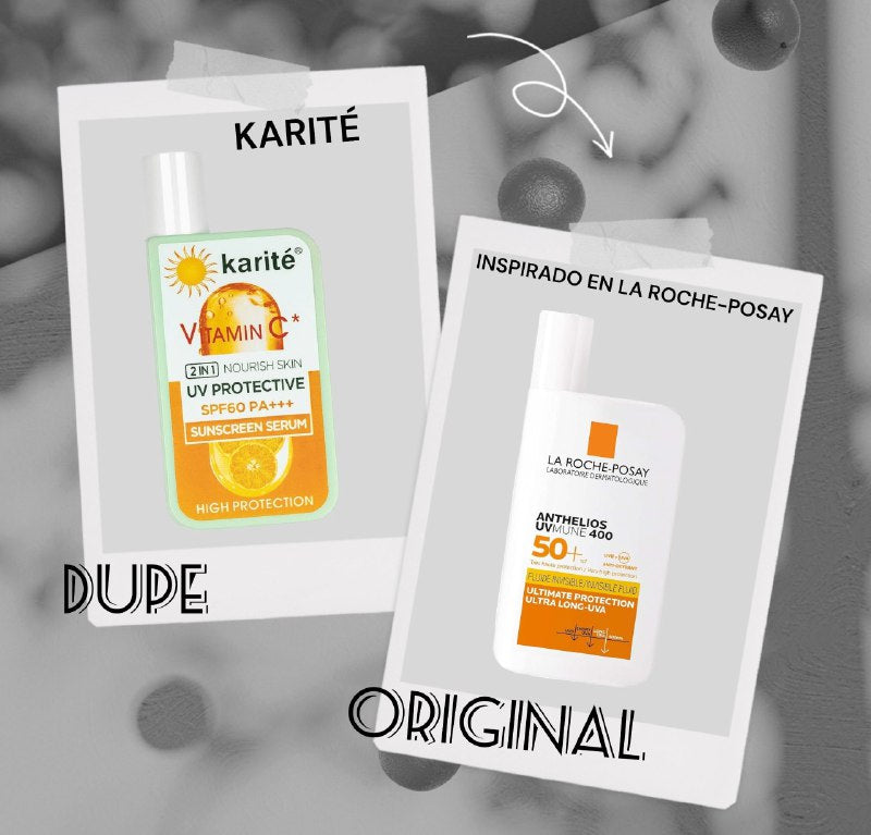 PROTECTOR SOLAR 2 EN 1 DE VITAMINA C SPF60 KARITE 60ML DUPE DE LAROCHE POSAY