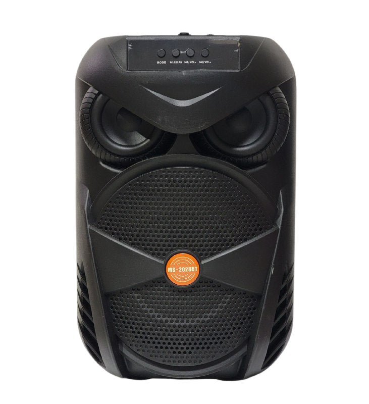 PARLANTE ALTAVOZ INALAMBRICO CON LUCES RBG Y POTENCIA DE 25W, PARA KARAOKE Y BATERIA DE GRAN CAPACIDAD MS-2028BT