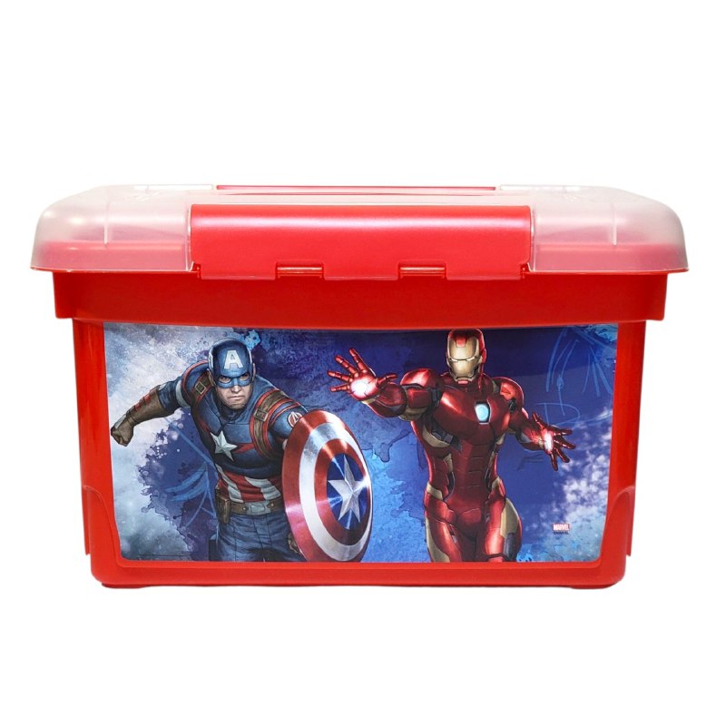 ORGANIZADOR CAJA DE ALMACENAMIENTO ORGANIZADORA PARA NIÑOS DE LOS VENGADORES 17X27X17CM