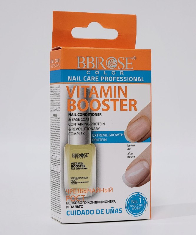 ESMALTE DE UÑAS ACONDICIONADOR DE UÑAS Y CAPA BASE CON PROTEINA DE CRECIMIENTO QUE HIDRATA Y RESTAURA LAS UÑAS BBROSE 14ML