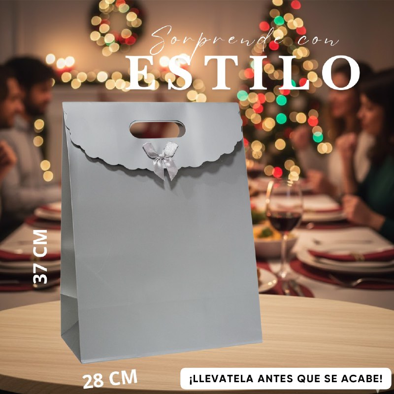 BOLSA DE REGALO EXTRA GRANDE 28X37CM