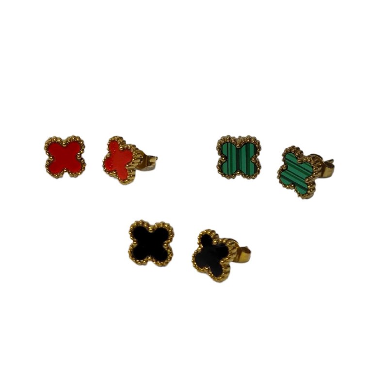 EARI4072 SET DE ARITOS FLOR CARTIER