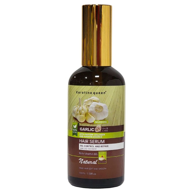 ACEITE PARA EL CABELLO, 100 ML SUERO CAPILAR CONTROL Y REPARACION DE GRASA, TRATAMIENTO PARA PERDIDA DEL CABELLO CON PROTEINA, COLAGENO Y ESENCIA DE KERATINA, CABELLO SUAVE Y LISO KERATINE QUEEN 100ML