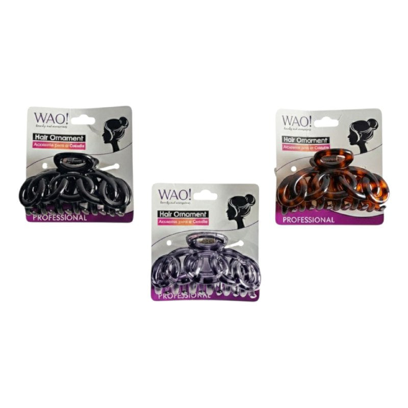 GANCHO PARA EL CABELLO DE AGARRE FIRME PINZA PULPO WAO 9CM