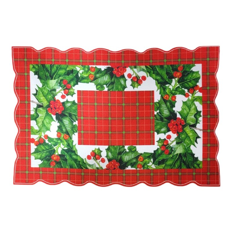 MANTEL NAVIDEÑO PARA MESA COMEDOR INDIVIDUALES FESTIVOS Y ELEGANTES, 5 ESTILOS