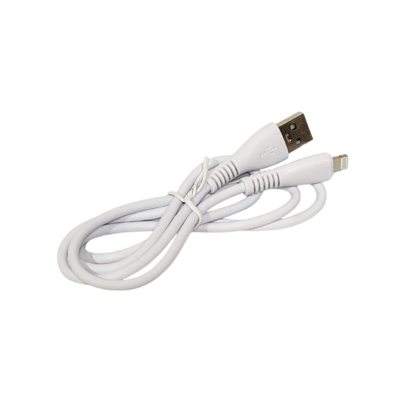 CABLE USB DE CARGA TIPO LIGHTNING IPHONE, CARGA RAPIDA PREMIUM DE 1M DE LARGO Y CON CONTRANSMISION DE DATOS RAPIDA