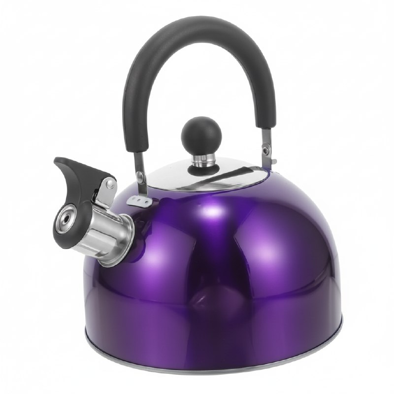 MAQUINA TETERA HERVIDOR DE AGUA CON SILVATO DE ACERO INOXIDABLE 2.5L, CALENTAMIENTO RAPIDO CRYSTAL CUISINE