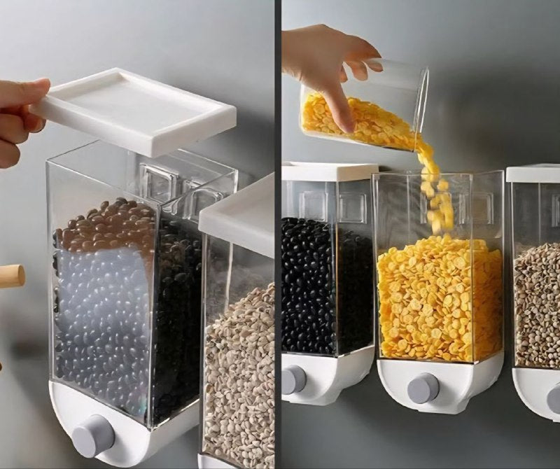 ALMACENADOR DISPENSADOR DE ALIMENTOS SECOS, CEREALES, PRESERVA FRESCURA FRESH EASY 1KG