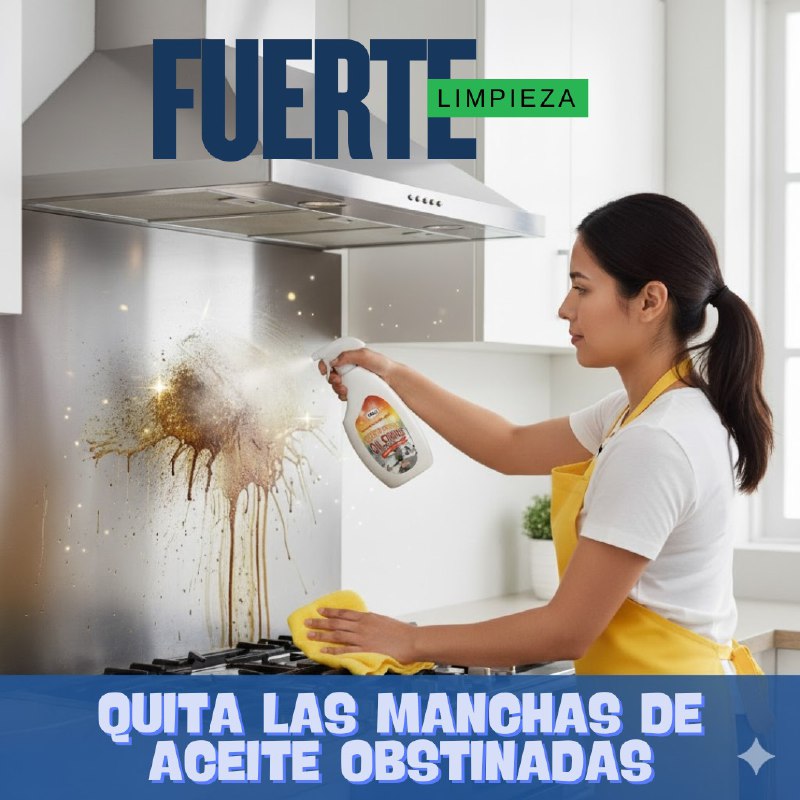 LIMPIADOR PARA COCINA QUITA MANCHAS DE ACEITE FIELL 240ML