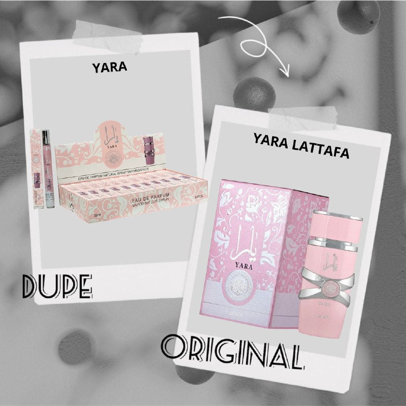 PERFUME EN TUBO PARA DAMA YARA EDP 35ML (M) (AROMA SIMILAR LATTAFA YARA)