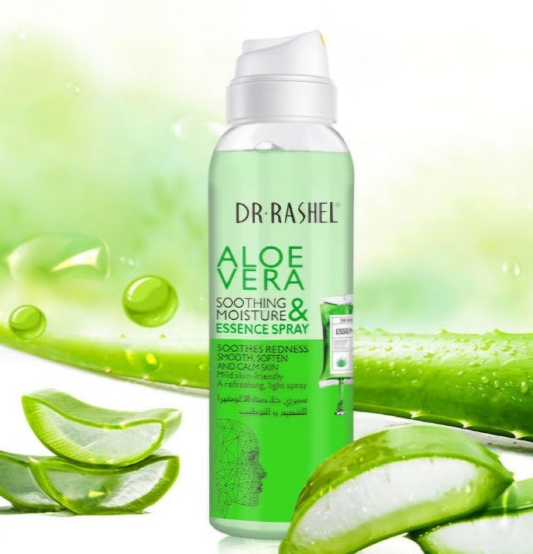 SPRAY FACIAL DE ALOE VERA, CALMANTE E HIDRATANTE EN SPRAY, CALMA EL ENROJECIMIENTO, SUAVIZA LA PIEL LIGERO Y REFRESCANTE DR RASHEL ALOE VERA SOOTHING 160ML