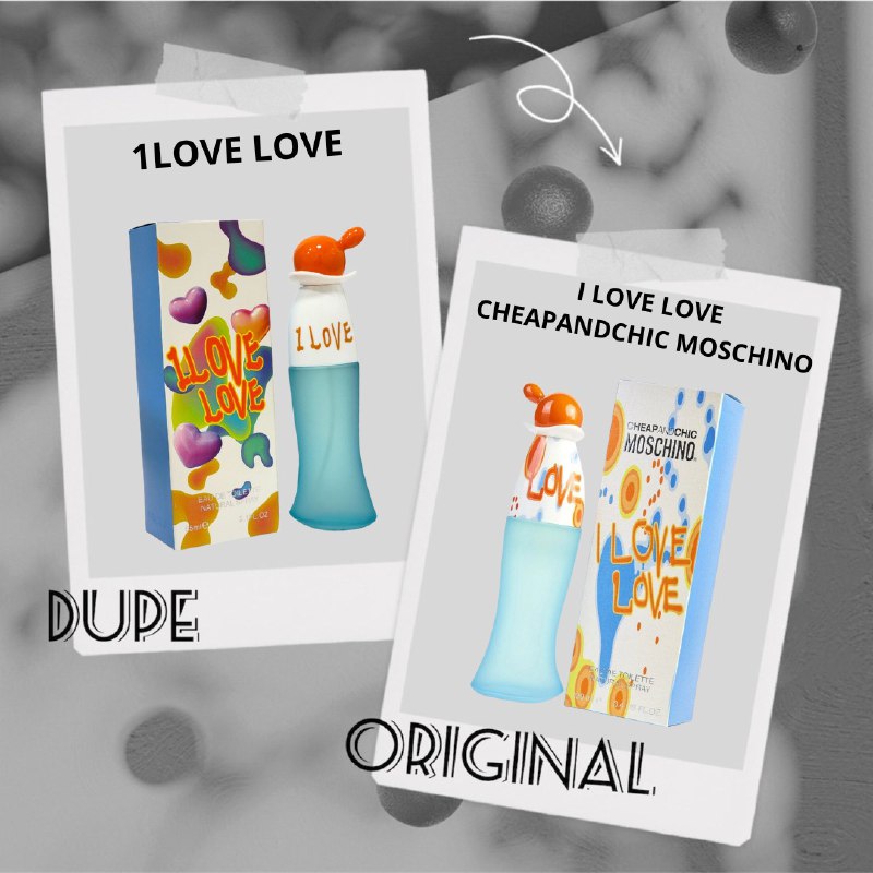 1 LOVE LOVE EDP 65ML (M) (AROMA SIMILAR MOSCHINO I LOVE LOVE)