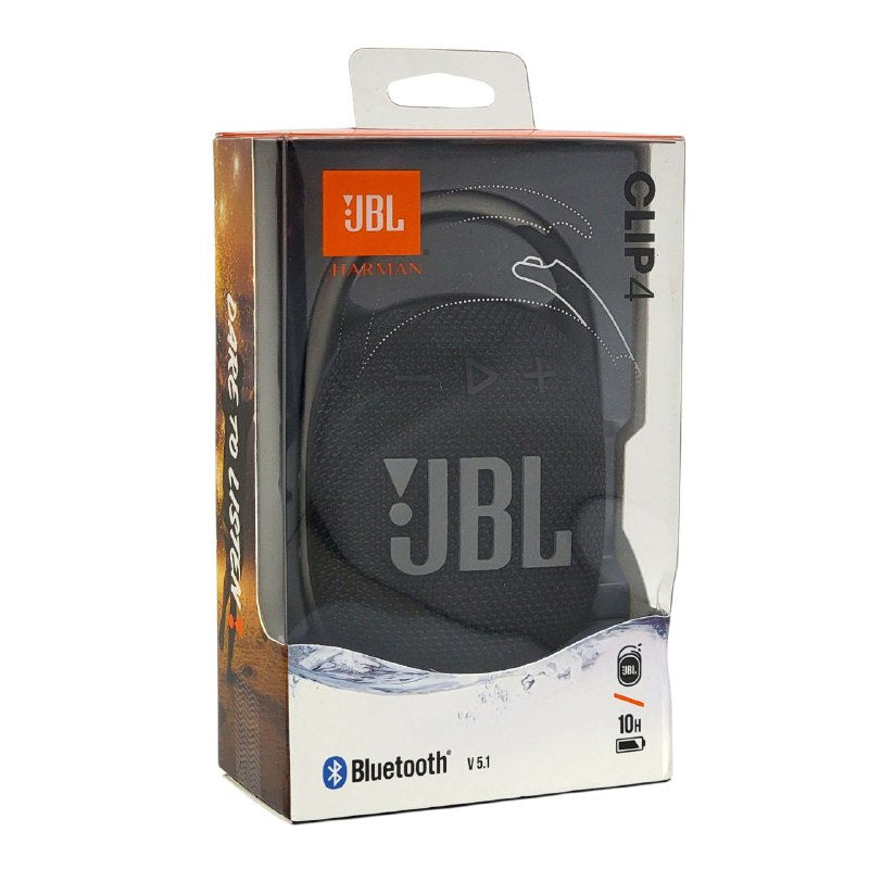 PARLANTE ALTAVOZ BLUETOOTH, AUDIO SORPRENDENTE GRANDE Y GRAVES FUERTES, BATERIA 10H, APRUEBA DE AGUA Y POLVO IP66 JBL HARMAN CLIP4