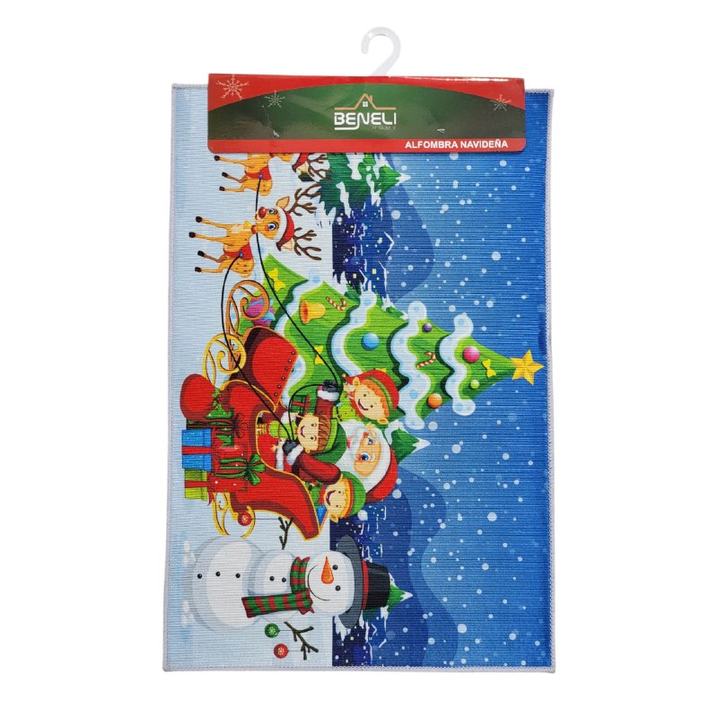 ALFOMBRAS DECORATIVAS NAVIDEÑAS PARA PISO ELEGANTES Y FESTIVAS 40X60CM, CREAN UNA ATMOSFERA MAGICA EN TU ENTRADA, COCINA O PASILLO BENELI HOME 8 ESTILOS