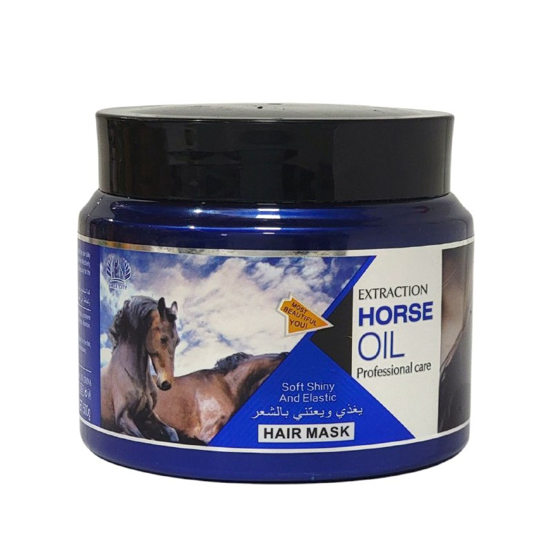 MASCARILLA PARA EL CABELLO CON EXTRACTO DE ACEITE DE CABALLO TREE CITY 500G