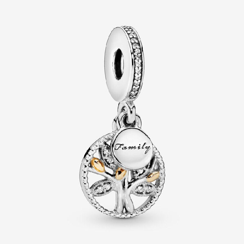 PCHARM4009 FORMA DE ARBOL DE FAMILIA PLATEADO PANDORA PLATA 9.25